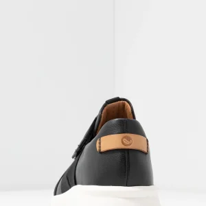 pas cher marque Clarks Un Rio Strap – Mocassins – Black 19