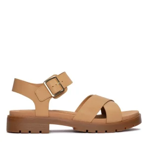 Clarks Orinoco Strap – D – Sandales À Plateforme – Light Tan Lea grande qualité 18