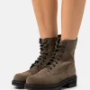 Clarks Orianna Cap – Bottines À Lacets – Dark Olive marque pas cher en ligne 20