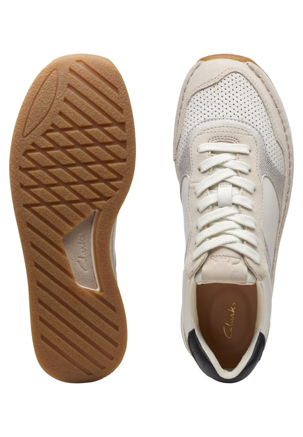 Clarks Craftrun Tor. – D – Baskets Basses – White nouveau produit 4