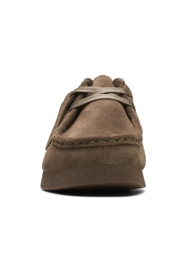 soldes en ligne Clarks Wallabeeevosh – D – Chaussures À Lacets – Olive Suede 5