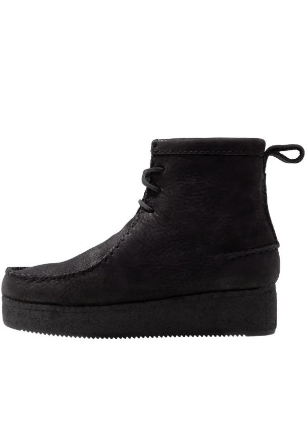 Clarks Originals Wallabee Craft – Bottines À Plateau – Black magasin 3