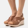 Clarks Elleri Grace – Sandales À Plateforme – Tan mode 25