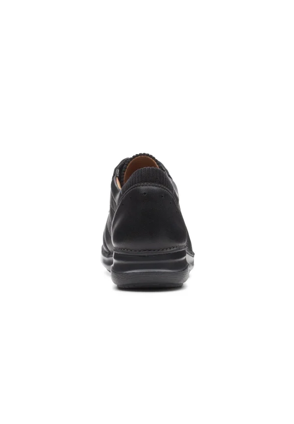 Clarks Appley Tie – E – Chaussures À Lacets – Black luxe soldes 5