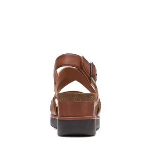 Clarks Sandales À Plateforme – Brown vente luxe pas cher 15