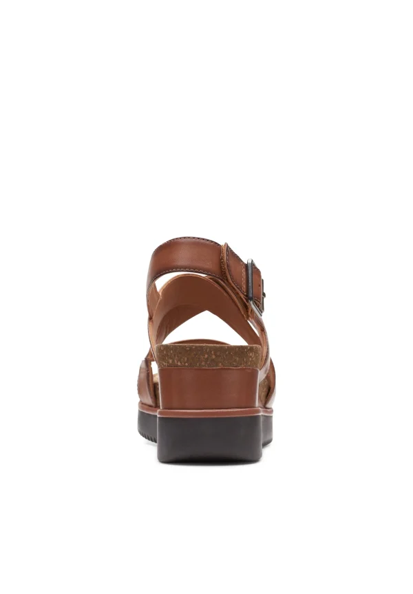 Clarks Sandales À Plateforme – Brown vente luxe pas cher 5