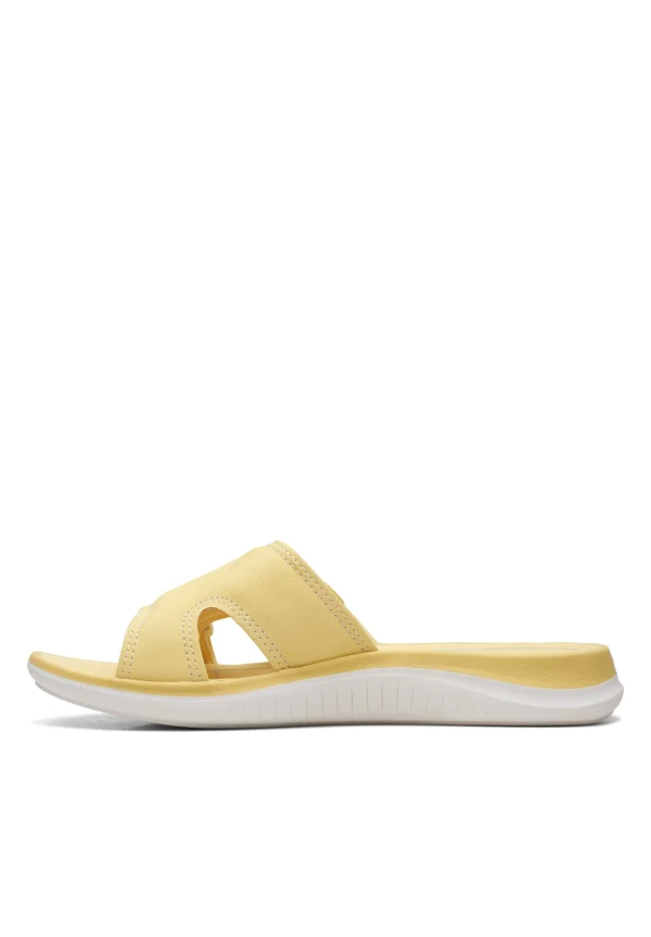 Clarks Glide Bay 2-D – Sandales De Bain – Yellow luxe soldes 1