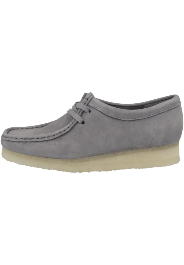 Clarks Wallabee – Chaussures À Lacets – Grey Nubuck Réductions 1