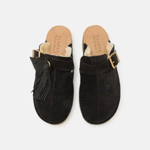 ﻿soldes Clarks Originals Trek Mule – Mules – Black 18