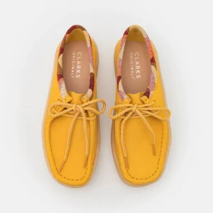 Retour Facile et Gratuit Clarks Originals Wallabee Cup – Mocassins – Yellow 18