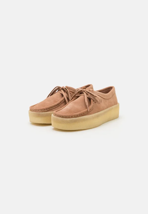 Clarks Originals Wallabee Cup – Chaussures À Lacets – Warm Beige achat pas cher 3