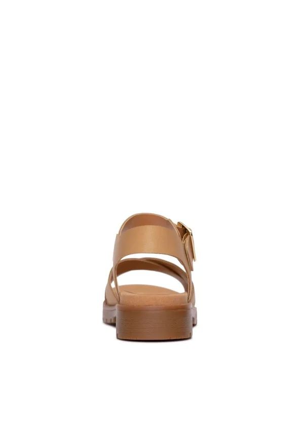 Clarks Orinoco Strap – D – Sandales À Plateforme – Light Tan Lea grande qualité 4