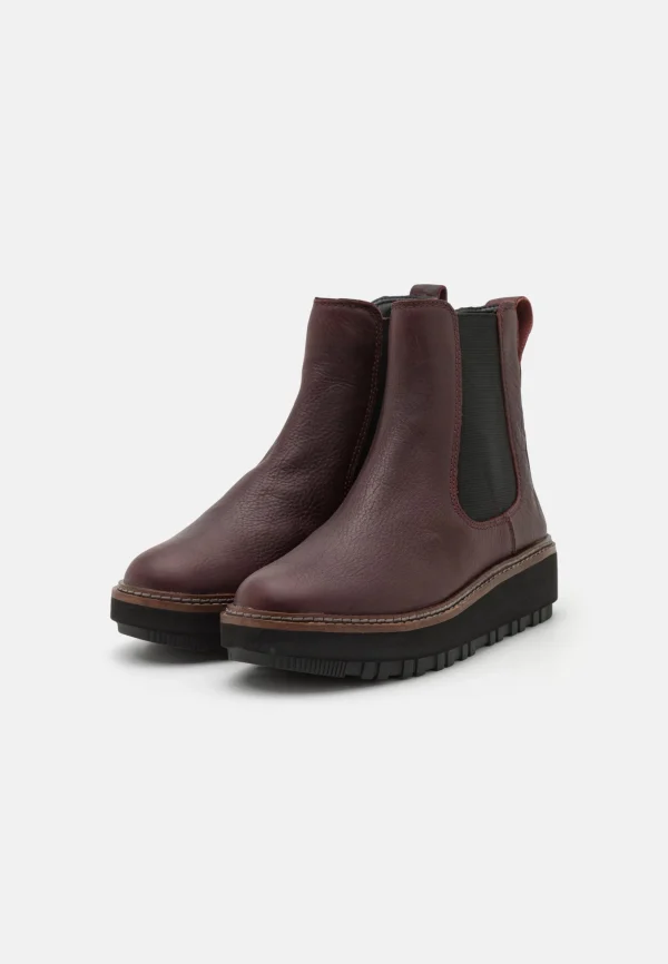 Clarks Oriannaw Up – Bottines À Plateau – Burgundy soldes officiel 3