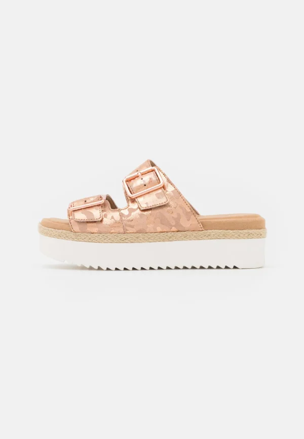 marque pas cher en ligne Clarks Lana Beach – Mules – Rose Gold 3