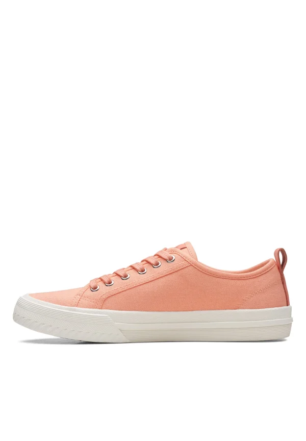 Clarks Roxby Lace – – Baskets Basses – Orange grande surprise 1