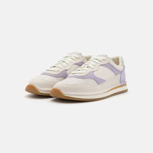 marque pas cher Clarks Craftrun – Baskets Basses – White/Lilac 12