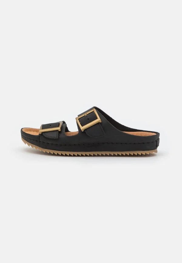 jusqu'à Clarks Brookleigh Sun – Chaussons – Black 3