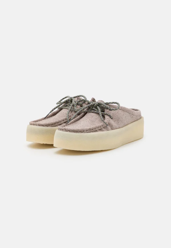 Clarks Originals Wallabee Cup – Mules – Grey garantis authentique 4