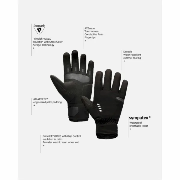 REMISE allant Grosses soldes ✨ Maap Apex Deep Winter Glove – Gants vélo ⌛ 6