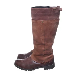 Clarks Boots Brown SHOES-EU-39 Women pas cher 12