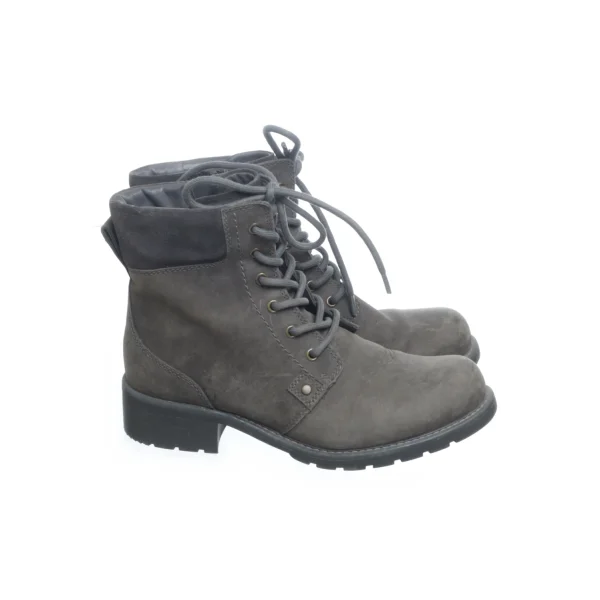 excellente qualité Clarks Laced Boots Gray SHOES-EU-39.5 Women 1