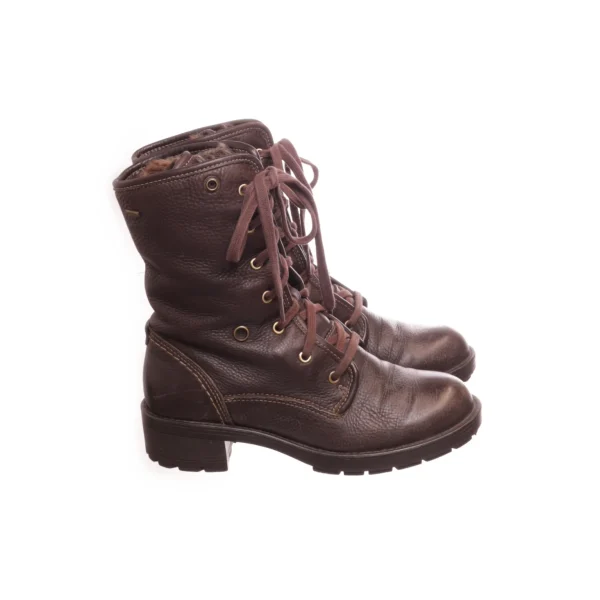 Clarks Laced Boots Brown SHOES-EU-37 Women Top ventes 1