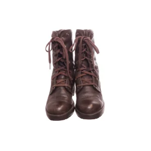 Clarks Laced Boots Brown SHOES-EU-37 Women Top ventes 10