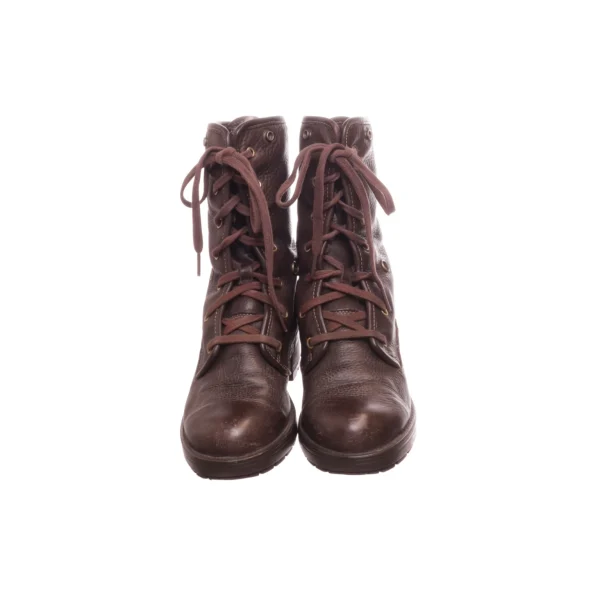 Clarks Laced Boots Brown SHOES-EU-37 Women Top ventes 3